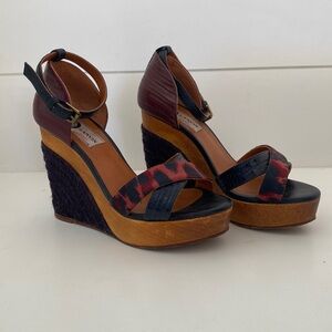 Lanvin Espadrille Wedge Sandal